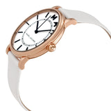 Marc Jacobs Roxy White Dial White Leather Ladies Watch MJ1561 - Watches of Australia #2