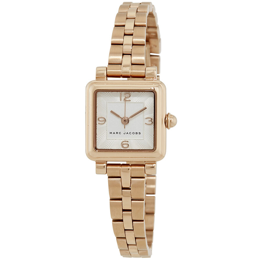 Marc Jacobs Vic Silver Dial Rose Gold-tone Ladies Watch MJ3530 - Watches of Australia