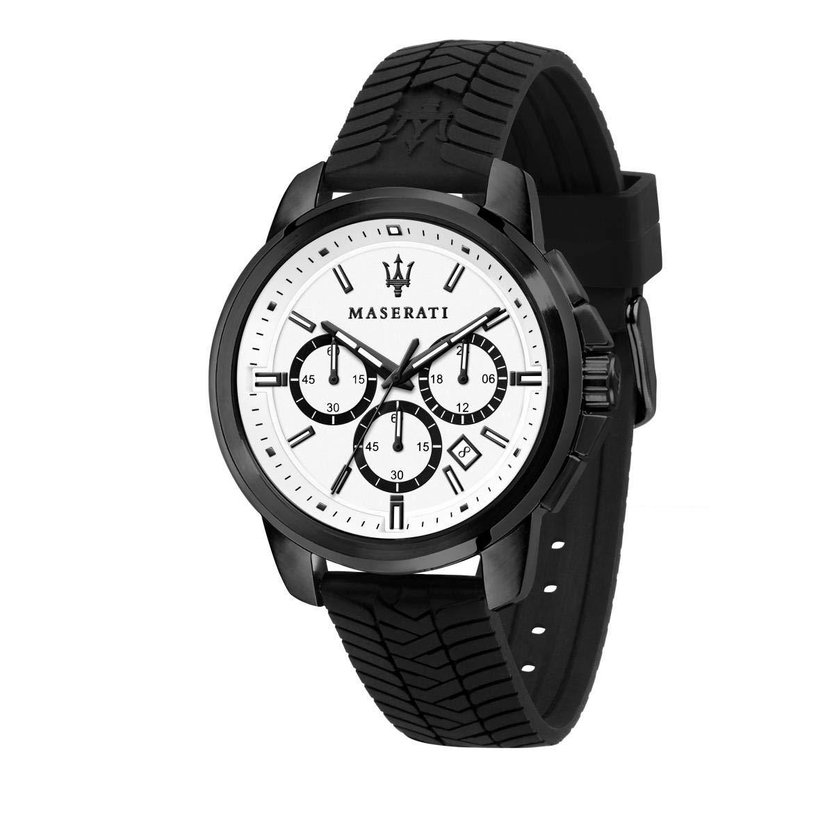 Maserati Analog White Dial Men's Watch R8871621010 - The Watches Men & CO