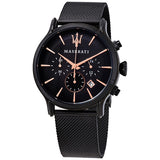 Maserati Epoca Chronograph Black Dial Men's Watch R8873618006 - Watches of Australia