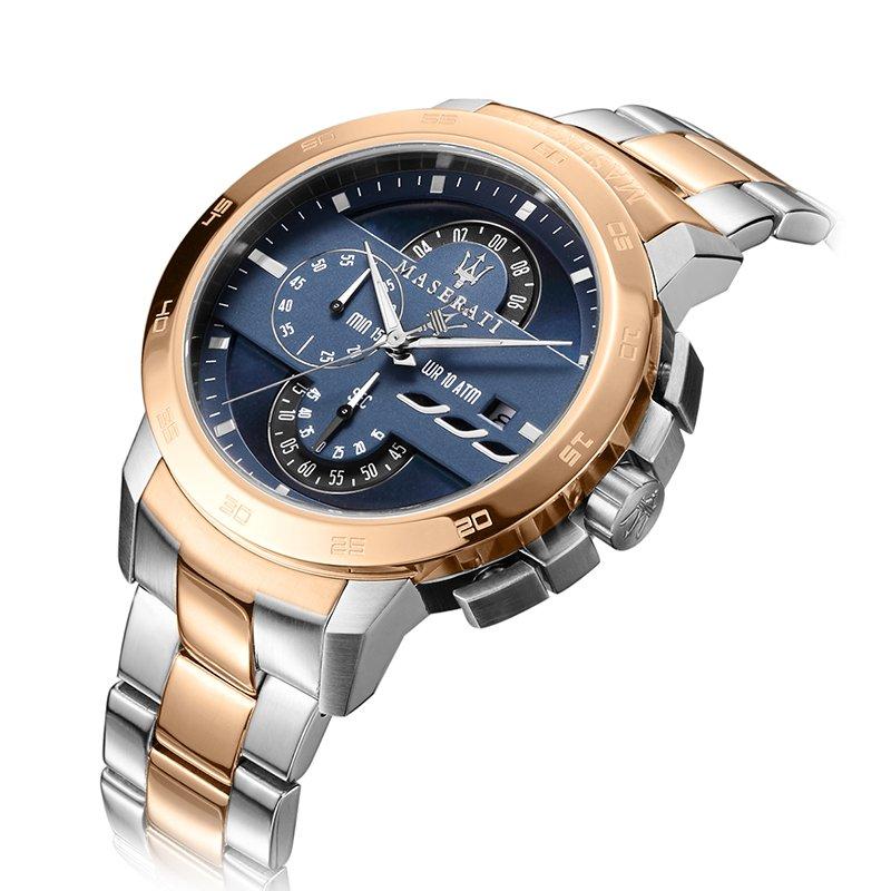 Maserati Ingegno Chronograph Blue Dial Menβs Watch R8873619002 - Watch