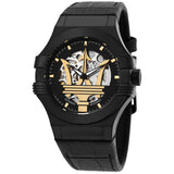 Maserati Potenza Automatic Black Dial Men's Watch #R8821108036 - Watches of Australia