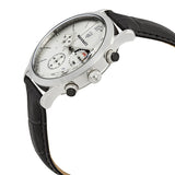 Maserati Ricordo Silver Dial Black Leather Men's Watch R8871633001 - Watches of Australia #2