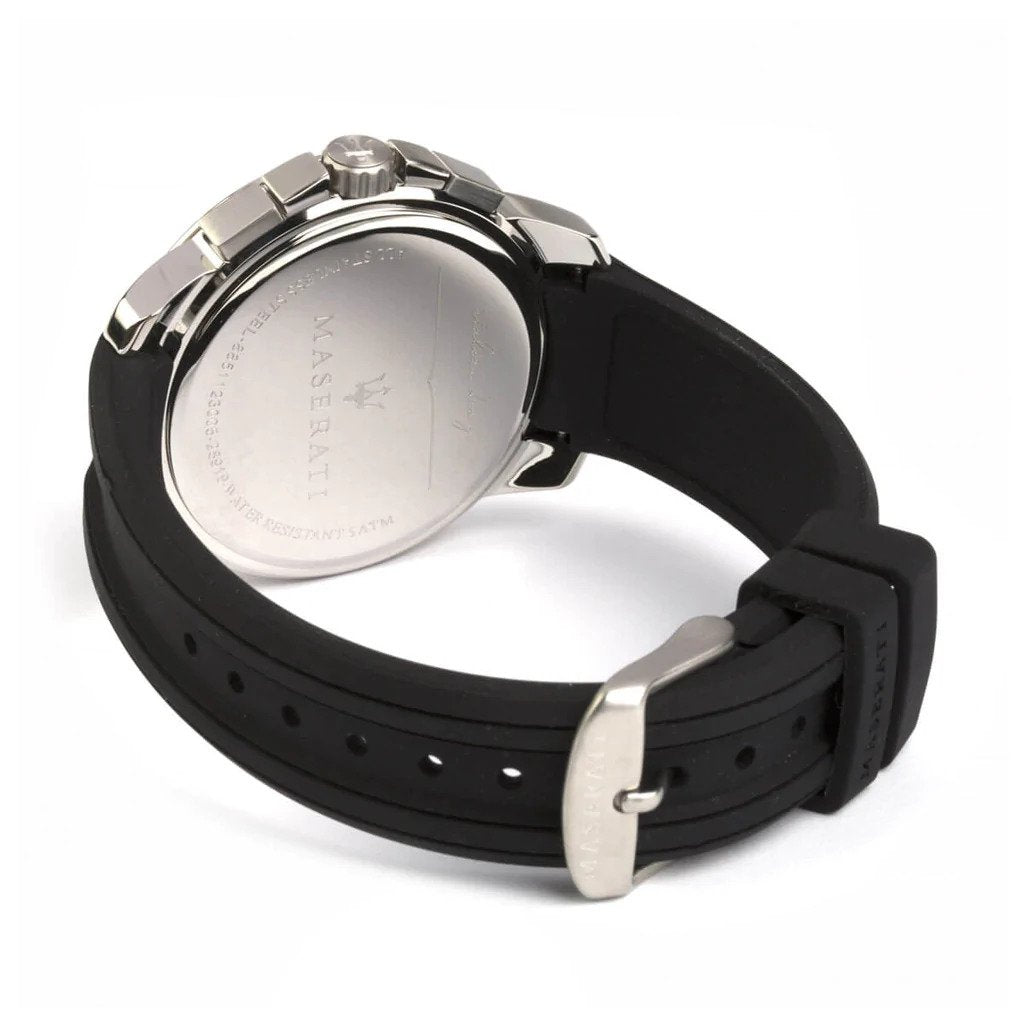 Maserati Sfida Chronograph Black/Silver Dial Menβs Watch R8851123001 - Watch