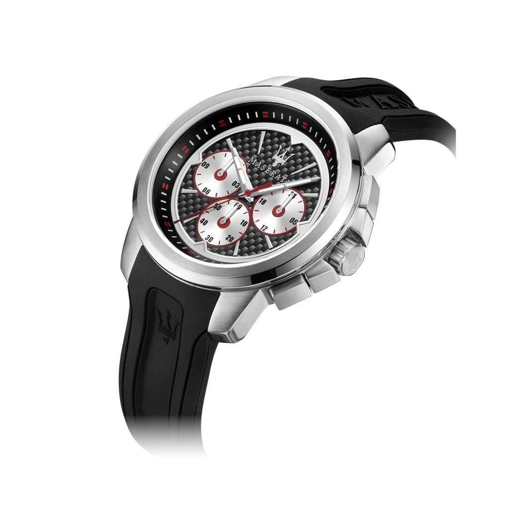 Maserati Sfida Chronograph Black/Silver Dial Menβs Watch R8851123001 - Watch