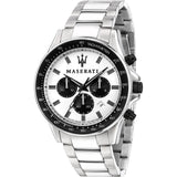 Maserati Sfida Chronograph Quartz White Dial Men's Watch R8873640003 - Watches of Australia