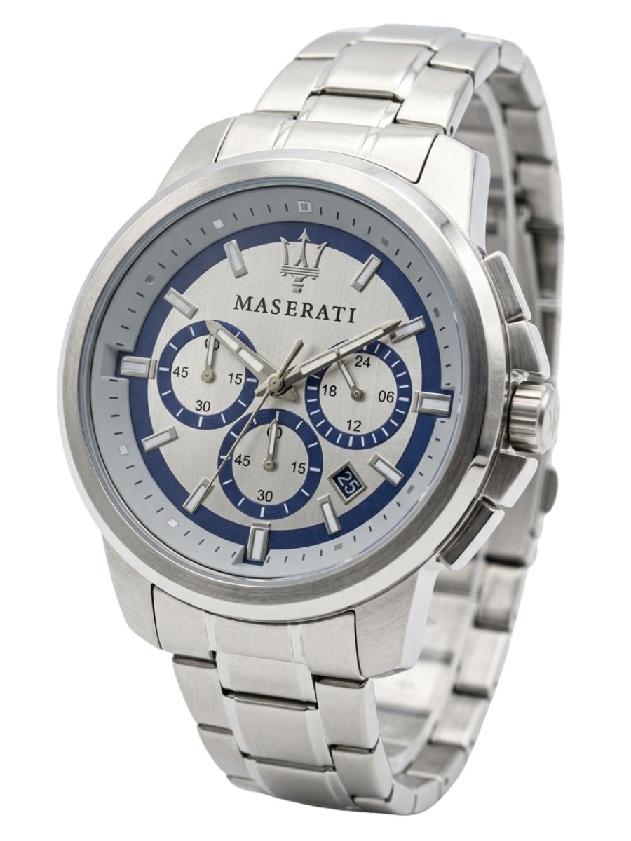 Maserati Successo Chronograph Silver Dial Men's Watch R8873621006