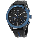 Maserati Traguardo Chronograph Black/Blue Dial Men's Watch #R8871612006 - Watches of Australia