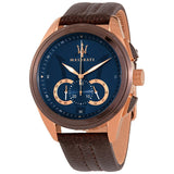 Maserati Traguardo Chronograph Blue Dial Men's Watch R8871612024 - Watches of Australia