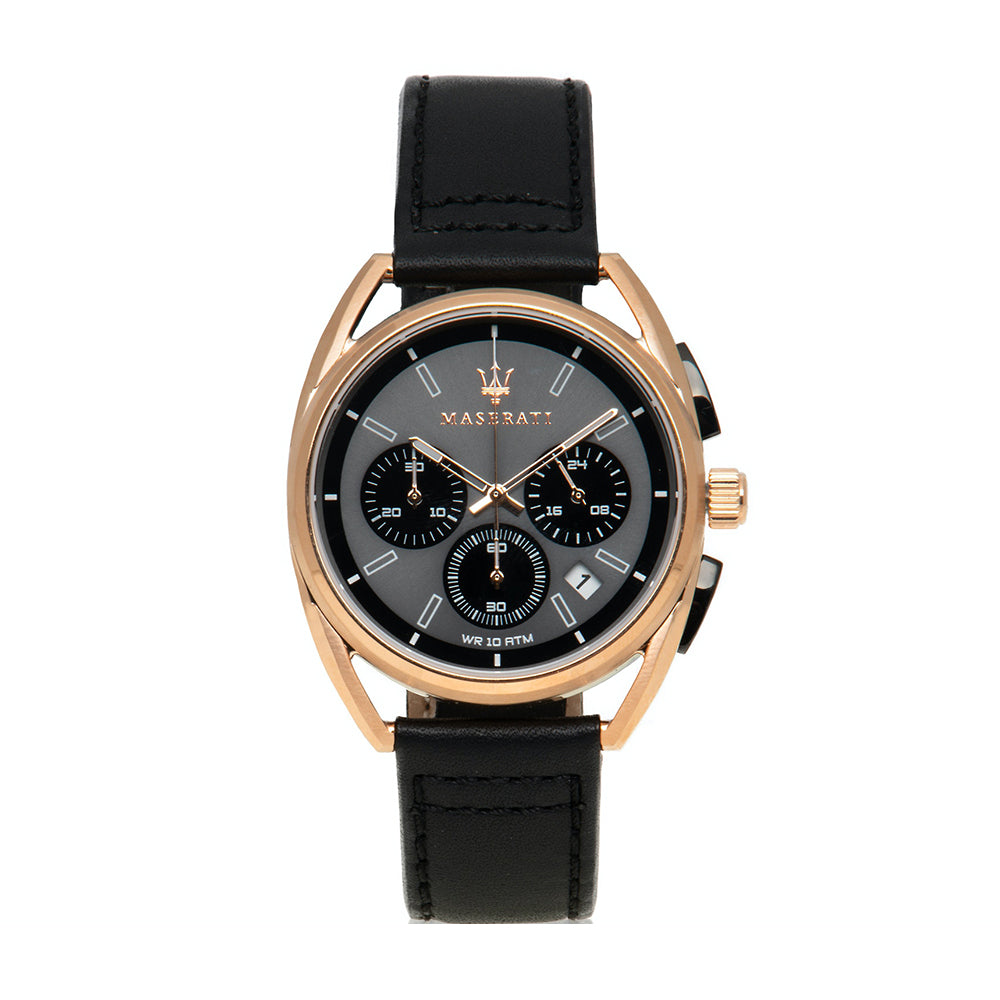 Maserati Trimarano Chronograph Black Dial Menβs Watch R8871632002 - Watch
