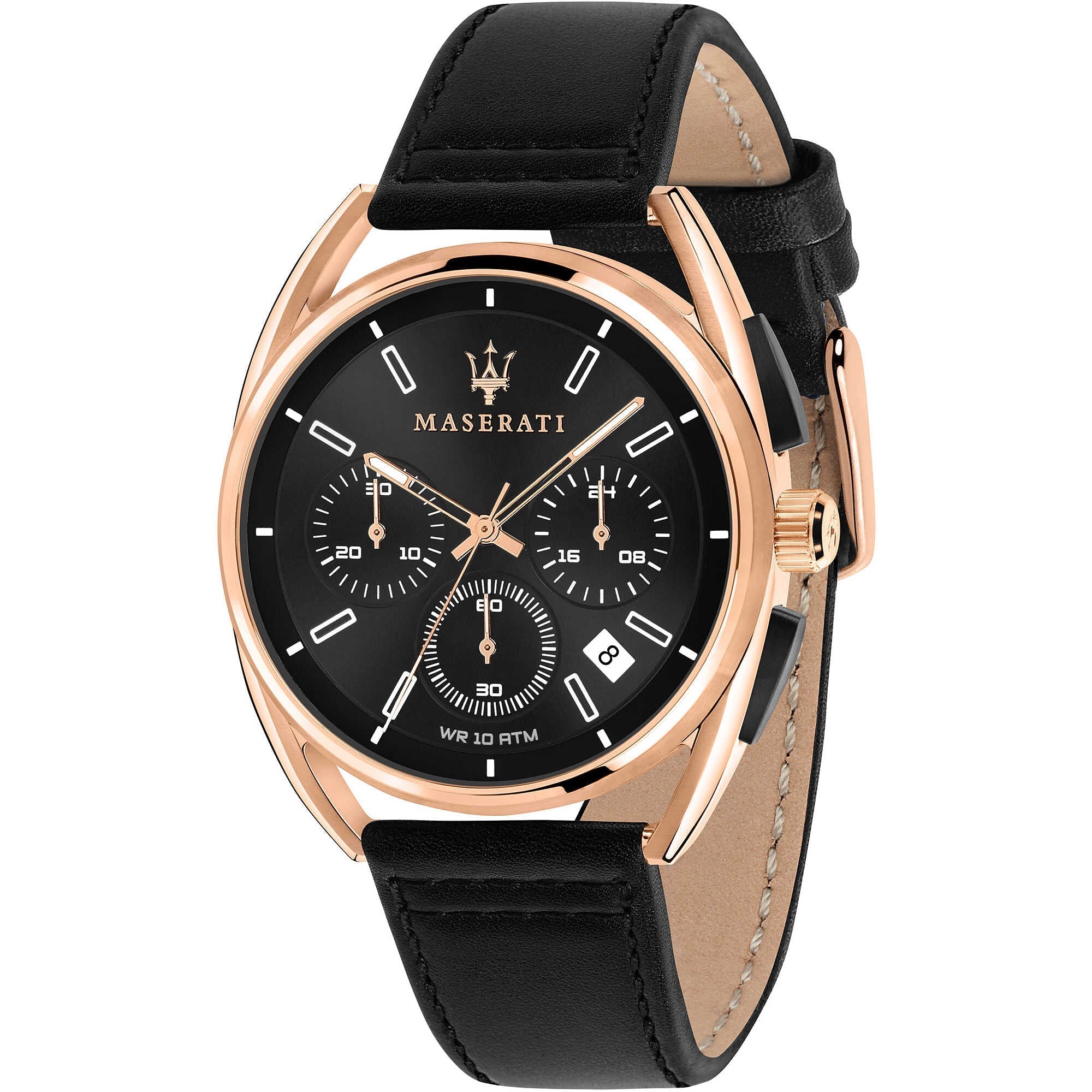 Maserati Trimarano Chronograph Black Dial Men's Watch R8871632002 - The Watches Men & CO