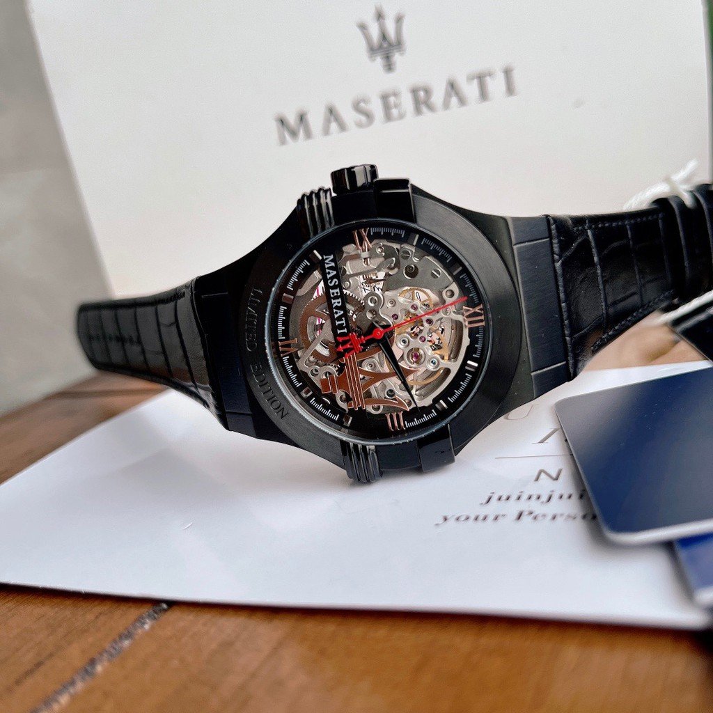 Maserati Watch Automatic Skeleton Men's Watch R8821108021 - The Watches Men & CO