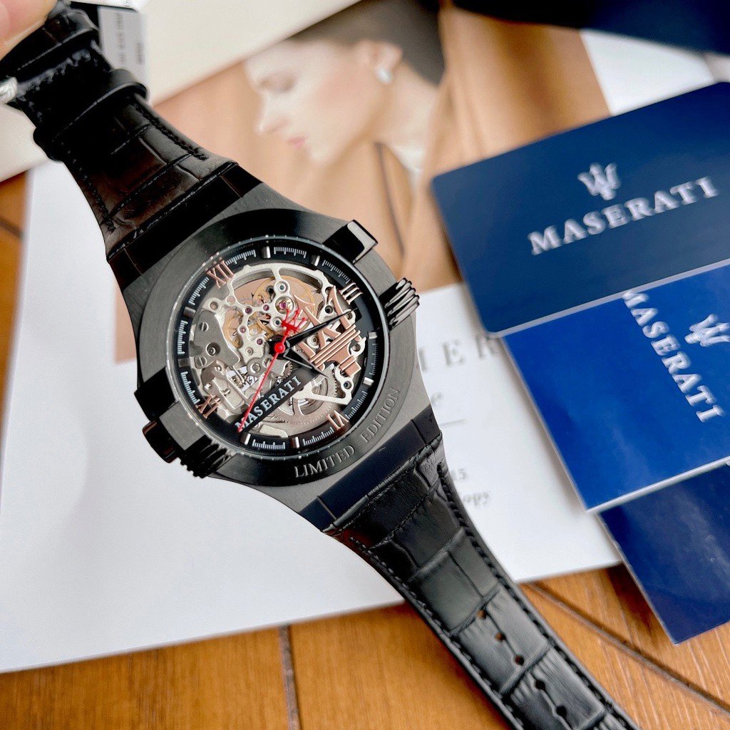 Maserati Watch Automatic Skeleton Men's Watch R8821108021 - The Watches Men & CO #6