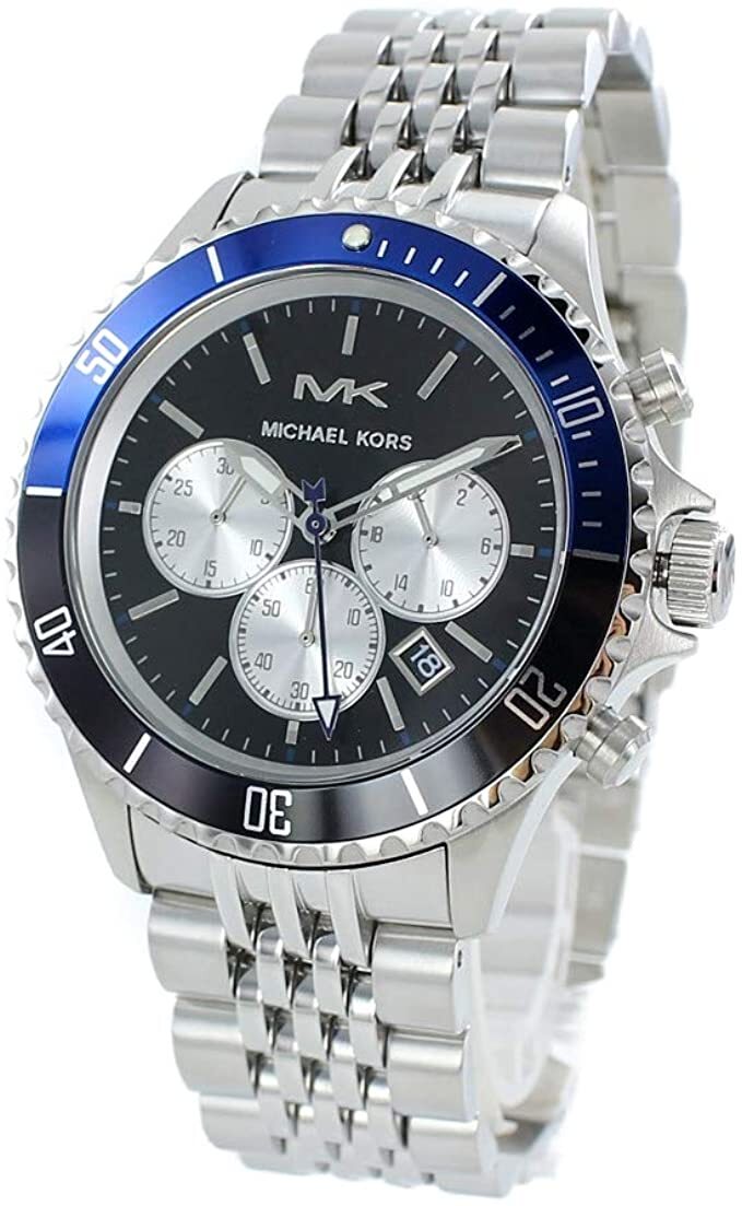 Michael Kors Bayville Chronograph Silver-Tone Men's Watch - MK8749