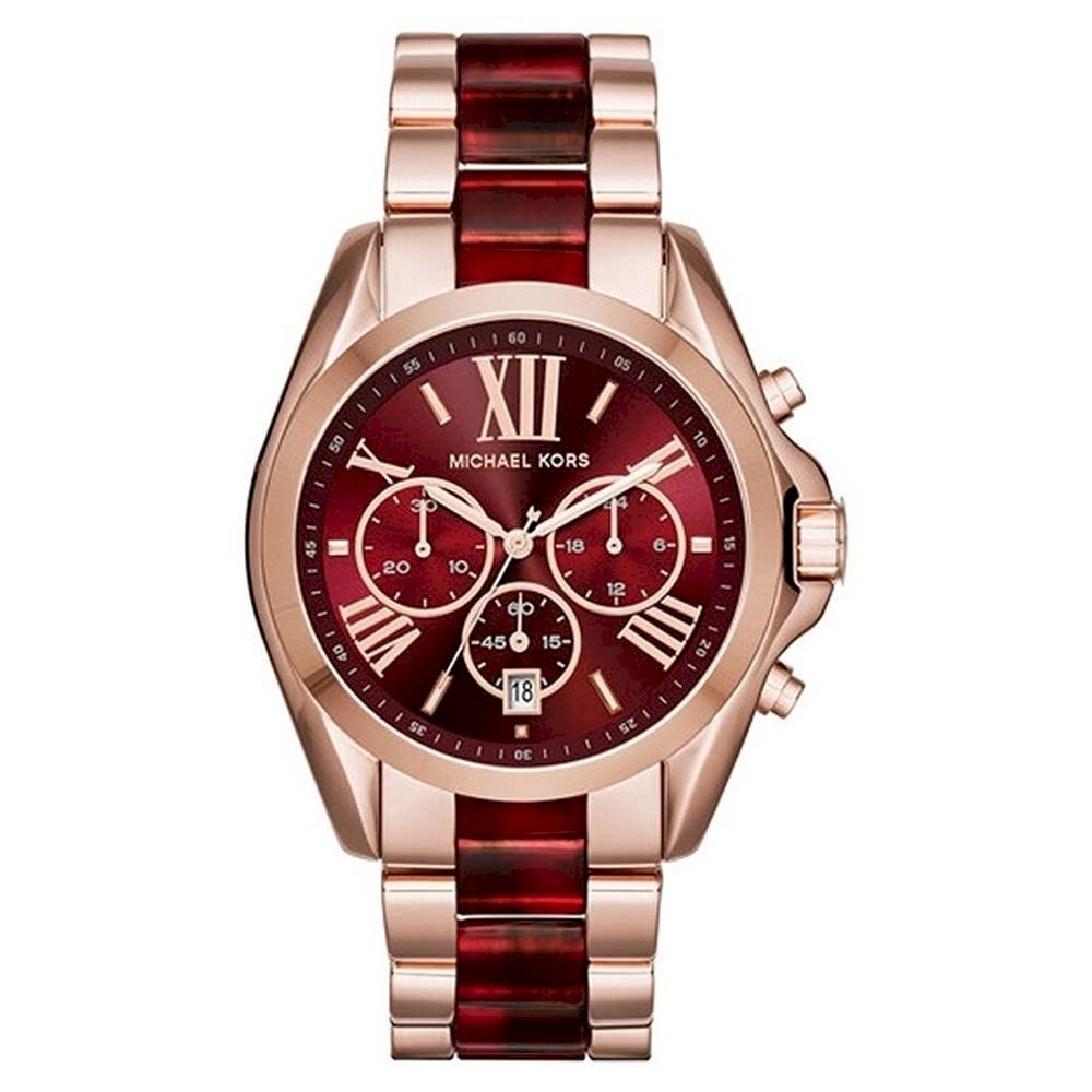 Michael Kors Bradshaw Burgundy Women's Watch MK6270 - The Watches Men & CO