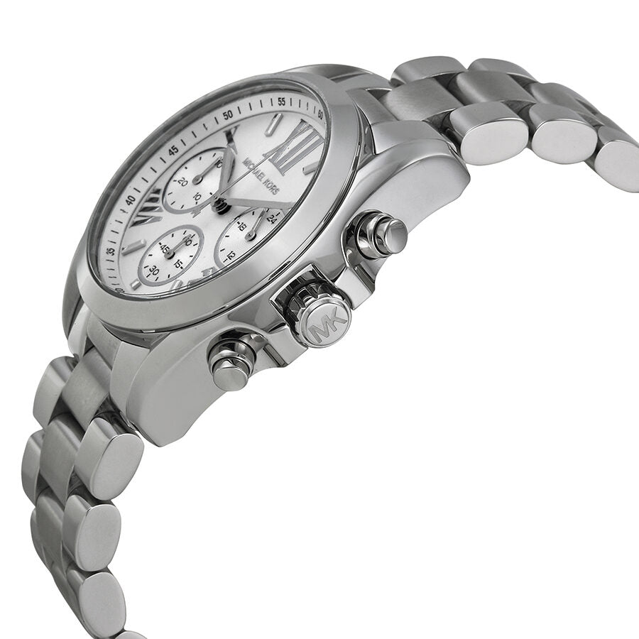 Michael Kors Bradshaw Chronograph Silver Dial Ladies Watch MK6174