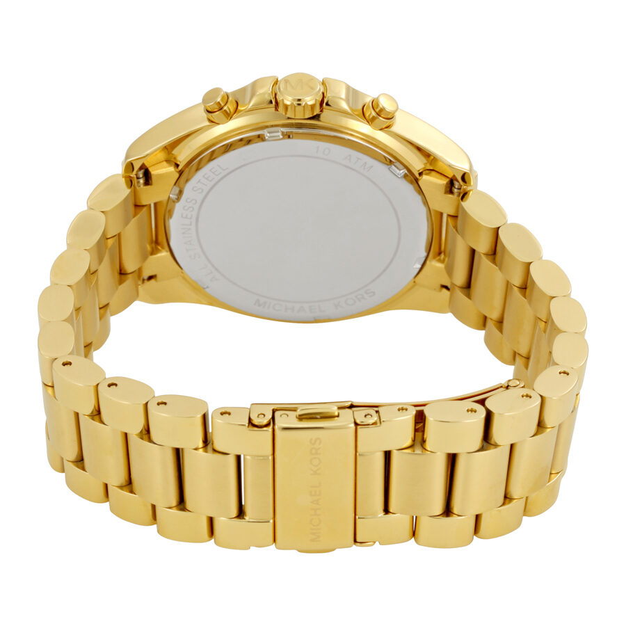Michael Kors Oversize Bradshaw Chronograph Gold Unsiex Watch - MK6266