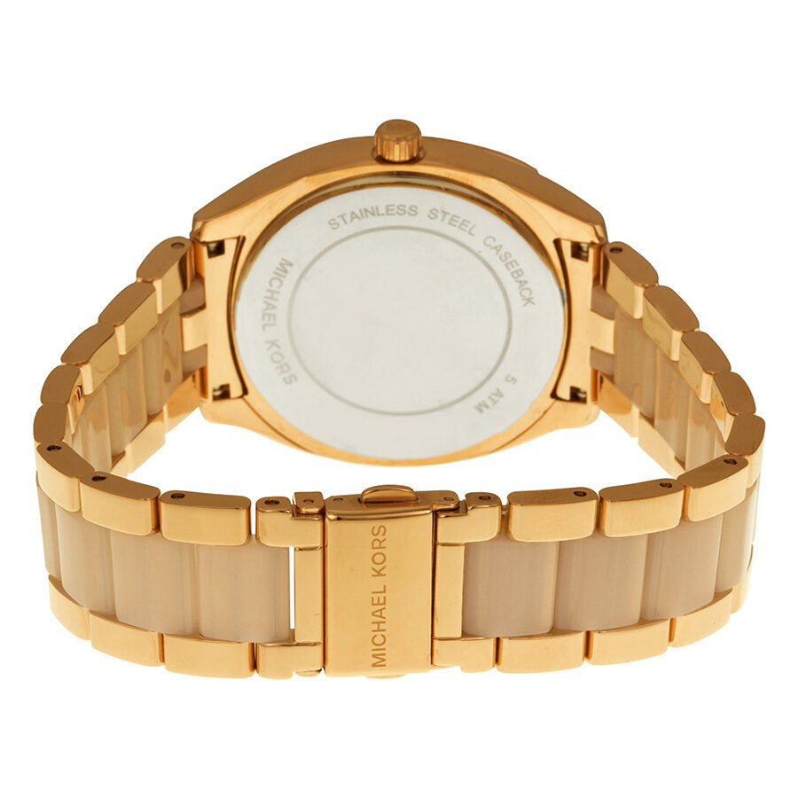 Michael Kors Bryn Rose Dial Rose Gold-tone Ladies Watch MK6135 - The Watches Men & CO #3