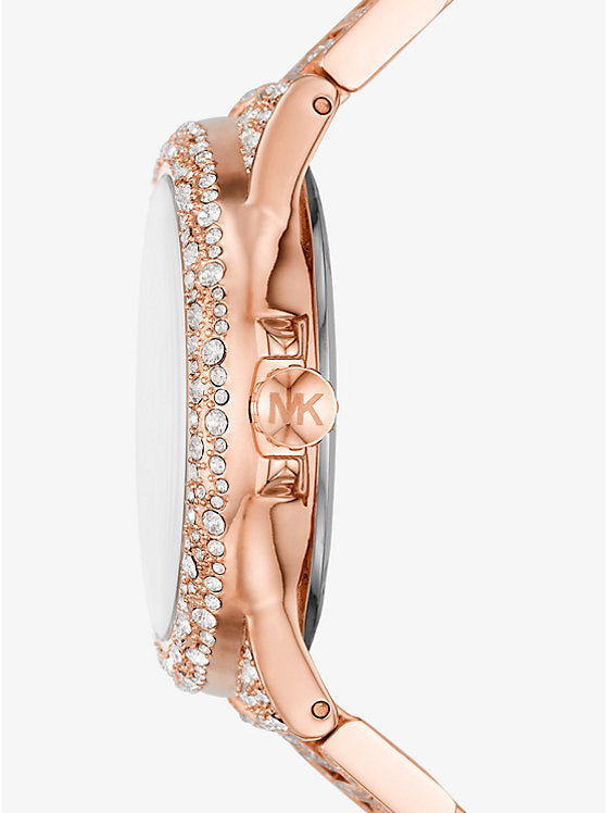 Michael Kors Camille Multifunctional Crystals Rose Gold Dial Rose Gold Steel Strap Watch for Women - MK6961 mk6961 - Image 2
