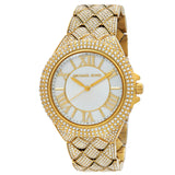 Michael Kors Camille Quartz Crystal White Dial Ladies Watch MK4800