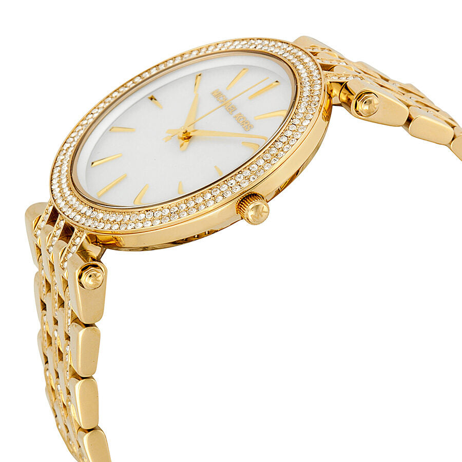 Michael Kors Darci White MOP Dial Gold Women's Watch - MK3219