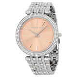 Michael Kors Darci Rose-Gold-tone Dial Steel Crystal Ladies Watch MK3218 - Watches of Australia