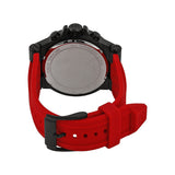 Michael Kors Dylan Chronograph Black Dial Red Silicone Men's Watch MK8382 - Watches of Australia #3