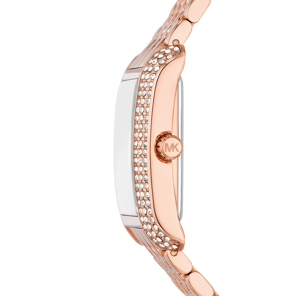 Michael Kors Emery Pavé Rose Gold-Tone Women's Watch - MK4743