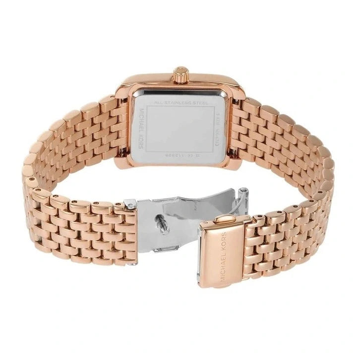 Michael Kors Emery Pavé Rose Gold-Tone Women's Watch - MK4743