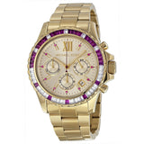 Michael Kors Everest Chronograph Champagne Dial Gold-tone Ladies Watch - Watches of Australia