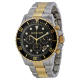 Michael Kors Everest Oversized Chronograph Black Dial Two-tone Men's Watch MK8311 - Watches of Australia