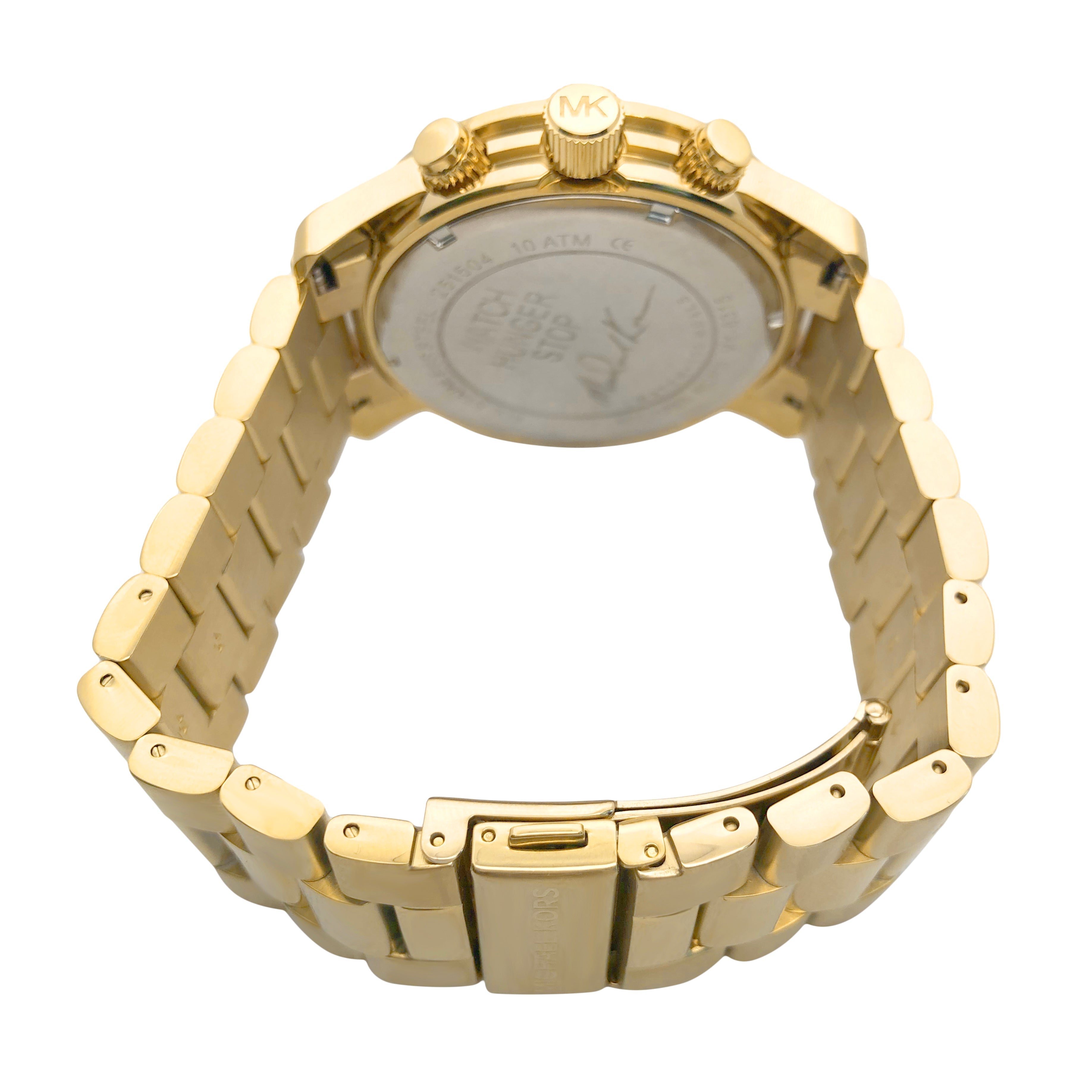 Michael Kors Runway Gold-Tone Blue Dial Women's Watch - MK8315