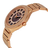 Michael Kors Kerry Black Mother of Pearl Dial Rose Gold-tone Stainless Steel Ladies Watch MK3397 - Watches of Australia #2