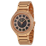 Michael Kors Kerry Black Mother of Pearl Dial Rose Gold-tone Stainless Steel Ladies Watch MK3397 - Watches of Australia