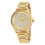 Michael Kors Kinley Pave Gold-tone Ladies Watch #MK6209 - Watches of Australia