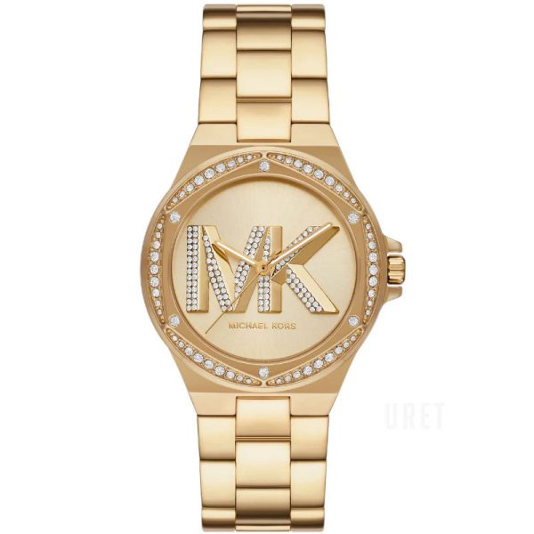 Michael Kors Lennox Three Hand Gold-Tone Women's Watch - MK1062