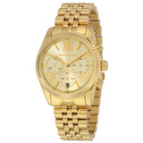 Michael Kors Lexington Chronograph Champagne Dial Ladies Watch #MK5556 - Watches of Australia