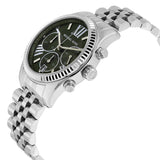Michael Kors Lexington Chronograph Green Dial Stainless Steel Ladies Watch MK6222 - Watches of Australia #2