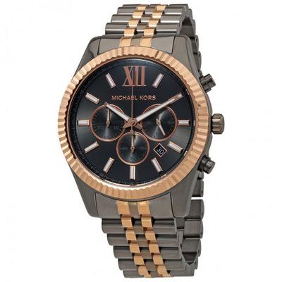Michael Kors Lexington Chronograph Grey Dial Menβs Watch MK8561 - Watch
