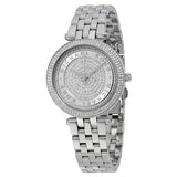 Michael Kors Mini Darci Crystal Pave Dial Stainless Steel Ladies Watch MK3476