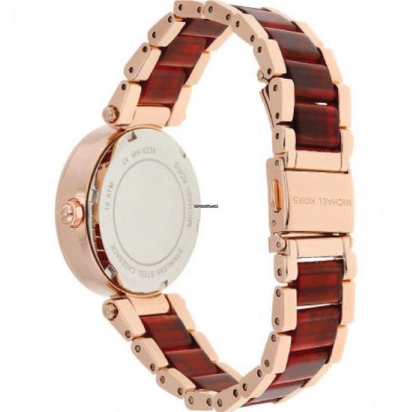 Michael Kors Mini Parker Multi-Function Rose Dial Ladies Watch MK6239 - Watch