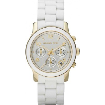 Michael Kors Runway Chronograph White Watch MK5145