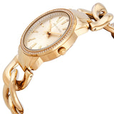Michael Kors Nini Crystal Gold Dial Chain Link Ladies Watch MK3235 - Watches of Australia #2