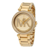 Michael Kors Parker Champagne Dial Gold-tone Watch #MK5784 - Watches of Australia