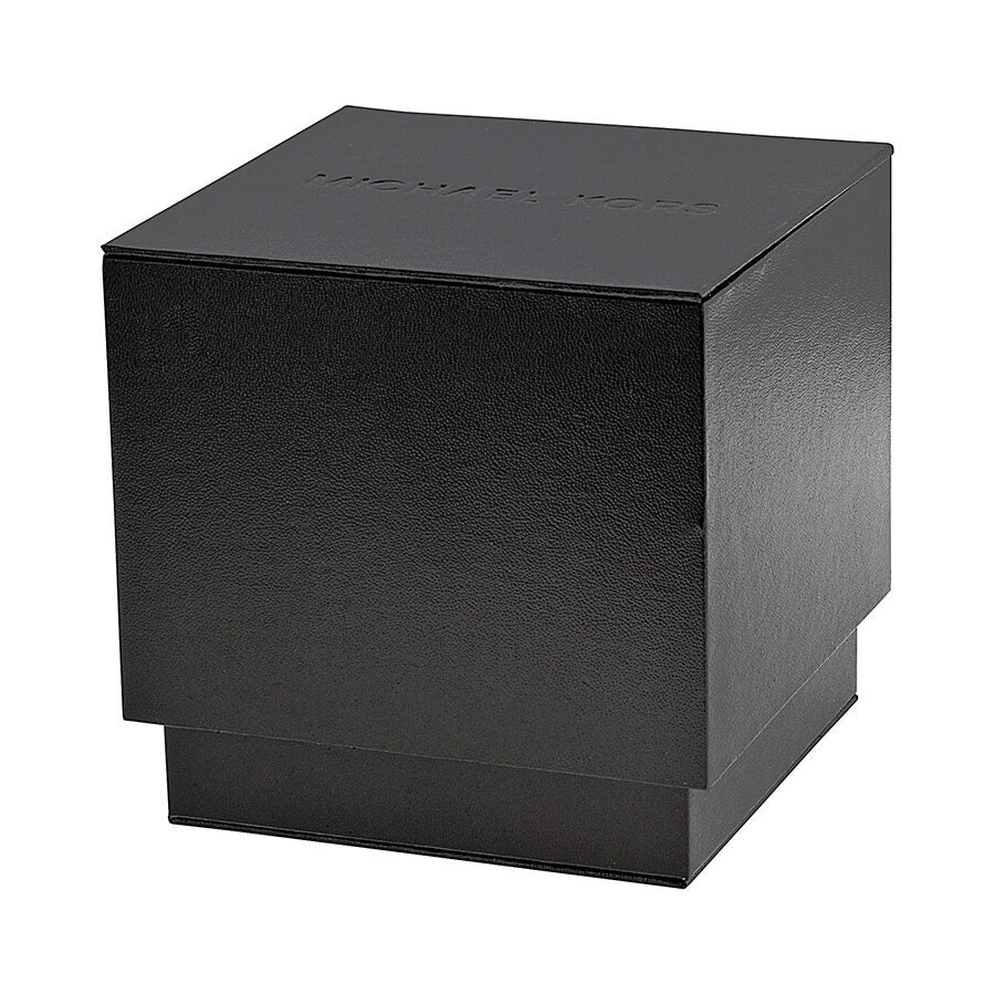 Michael Kors black presentation box for Parker chronograph watch