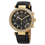 Michael Kors Parker Chronograph Quartz Crystal Black Dial Ladies Watch MK6984 - Watches of Australia