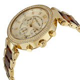 Michael Kors Parker Chronograph Gold Dial Ladies Watch #MK5688 - Watches of Australia #2