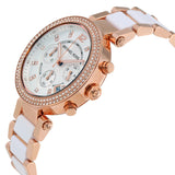Michael Kors Parker Chronograph White Dial Ladies Watch #MK5774 - Watches of Australia #2