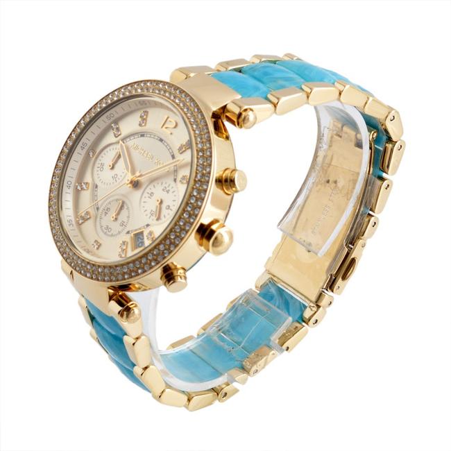 Michael Kors Parker Gold Tone Women's Watch MK6364 - The Watches Men & CO #2