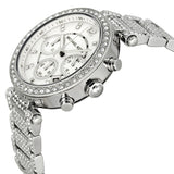 Michael Kors Parker Mother of Pearl Dial Crystals Steel Ladies Watch MK5572 - Watches of Australia #2